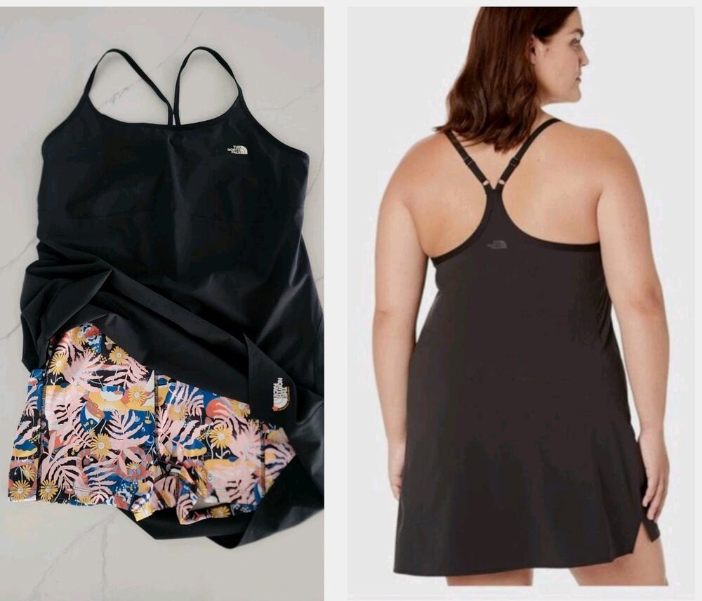 The North Face Womens Day Ltd Ed Arque Strappy Hike Dress Floral Undershorts XL